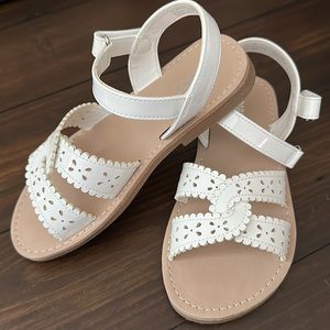 Gymboree Girls White Sandals - Size 13
